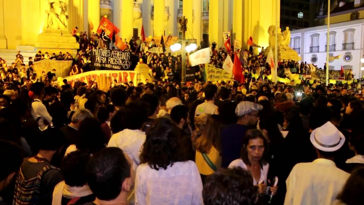 Brazil: Hundreds protest against police violence after 8-year-old girl shot dead