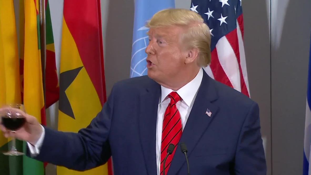 ONU: Trump elogia el "potencial" de la ONU para la paz durante almuerzo con líderes mundiales