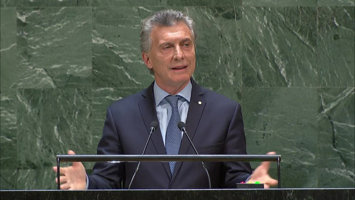 ONU: Macri enfatiza la importancia de MERCOSUR para la “integración regional”