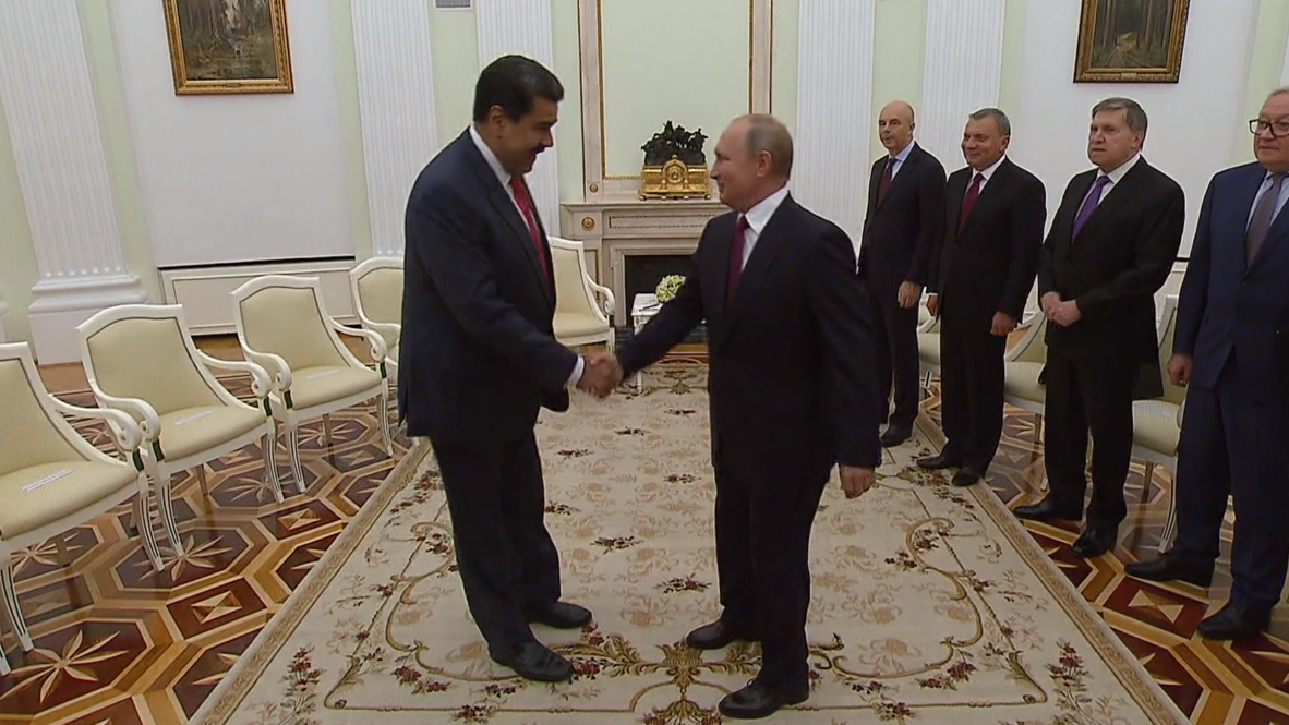 Russia: Putin holds talks with Venezuela's Maduro in Moscow