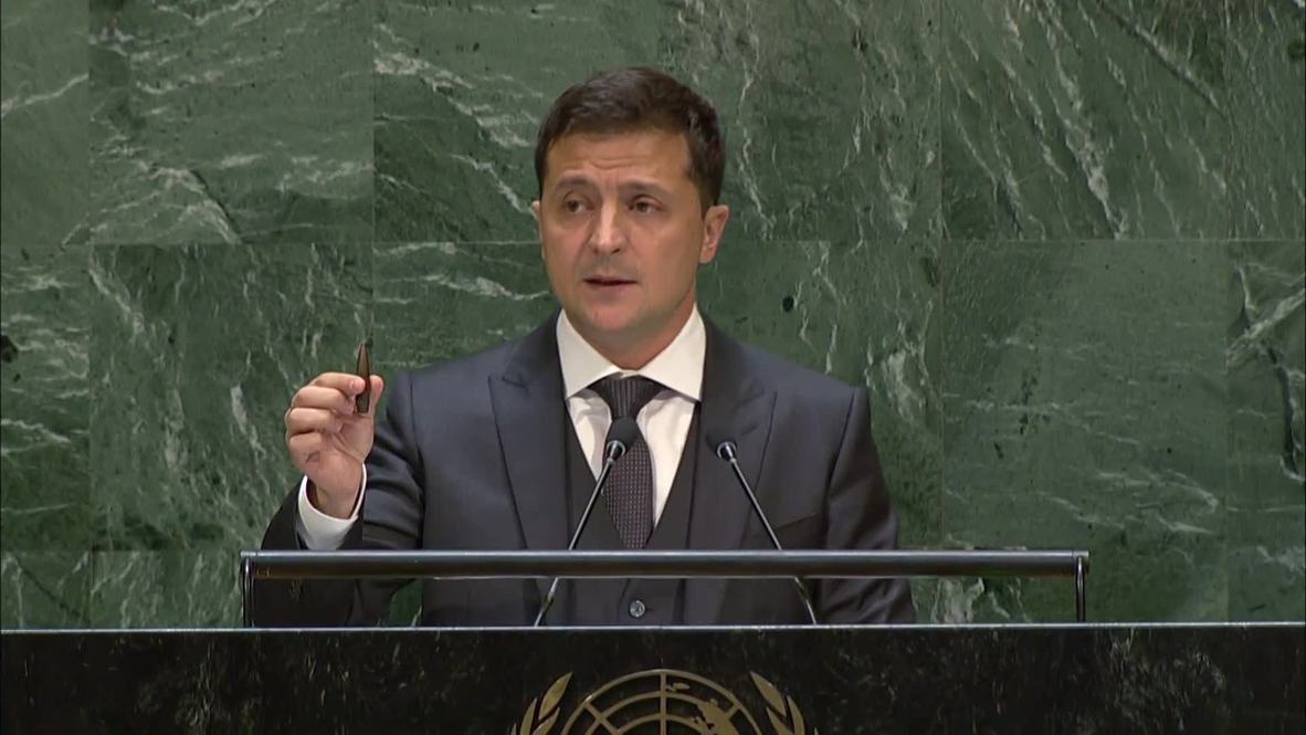 ООН: Зеленский назвал и возврат "оккупированных территорий" своей основной задачей
