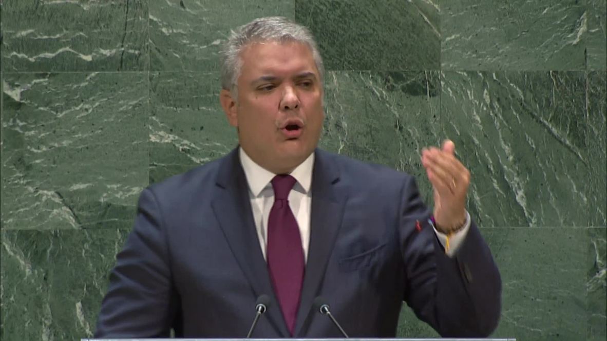ONU: El presidente de Colombia compara a Maduro con Milosevic en la Asamblea General de la ONU