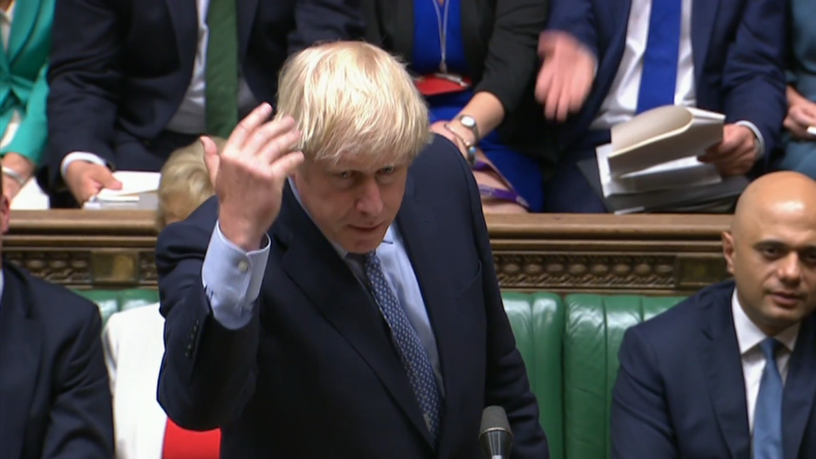 Reino Unido: Johnson desafía a la oposición a presentar una moción de censura