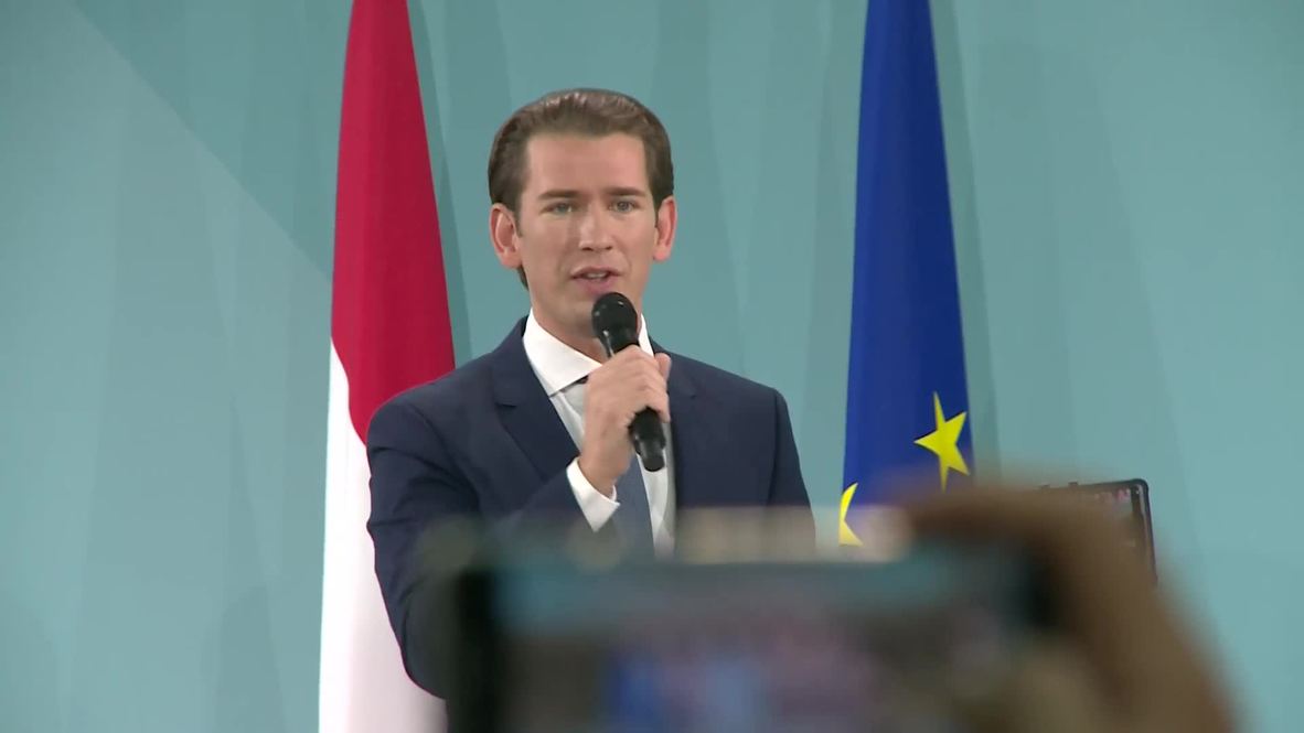 Austria: OVP supporters celebrate major exit poll lead in snap elections