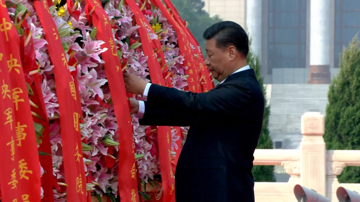 China: Xi Jinping pays respect to 'Communist martyrs' ahead of 70th anniv. celebrations