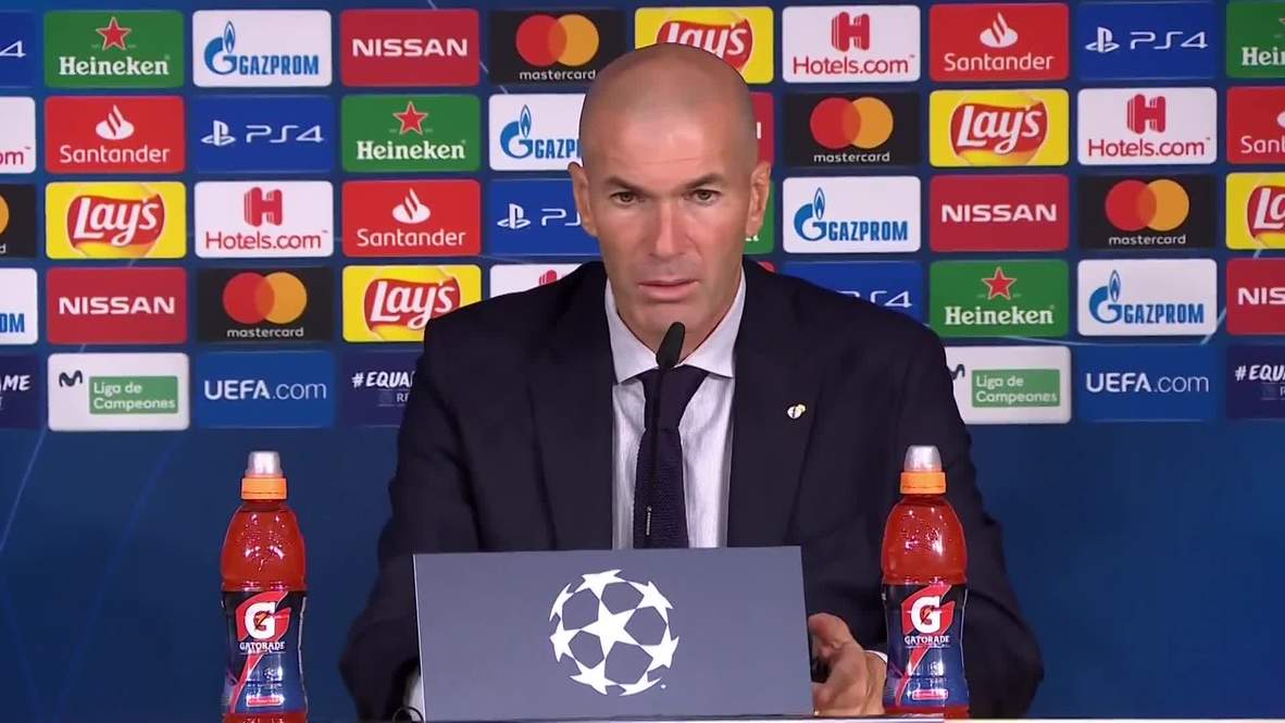 Spain: Real Madrid's conceded goals 'were a joke', says Zidane after 2-2 draw with Brugge