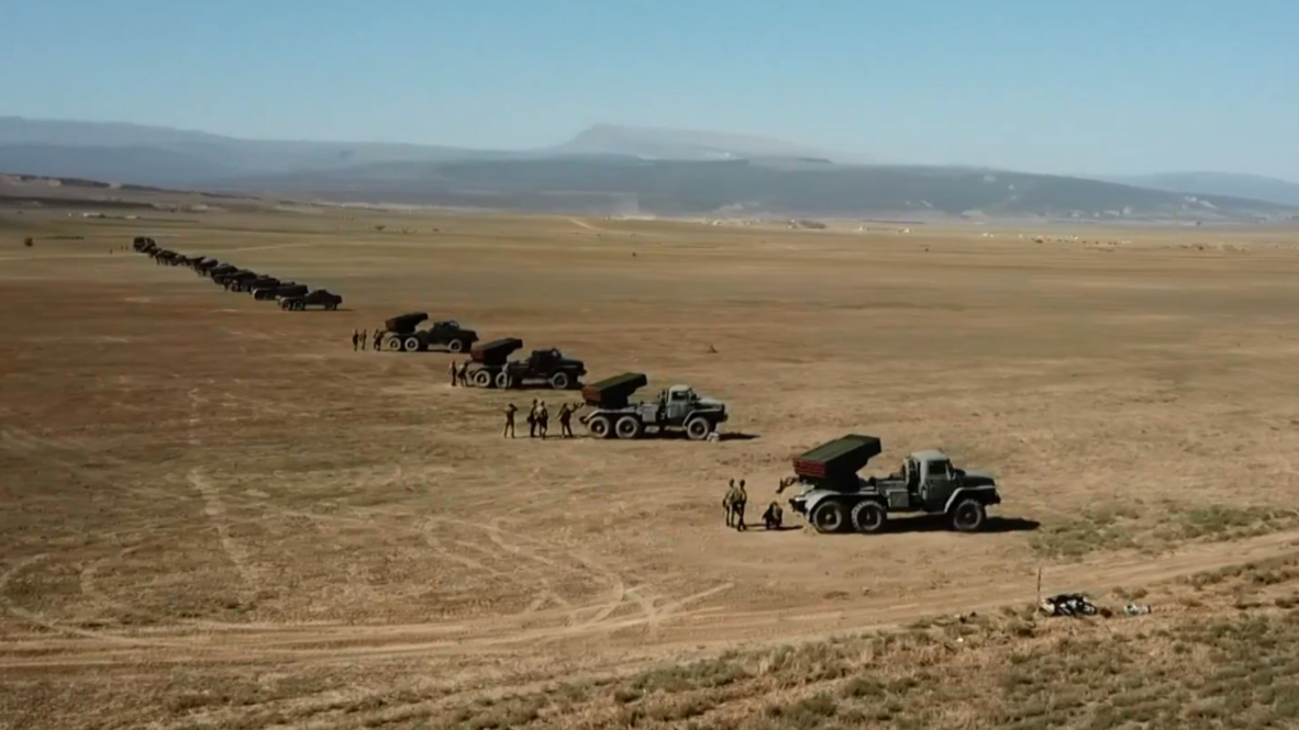Russia: Caspian Fleet conduct massive missile drills in Dagestan