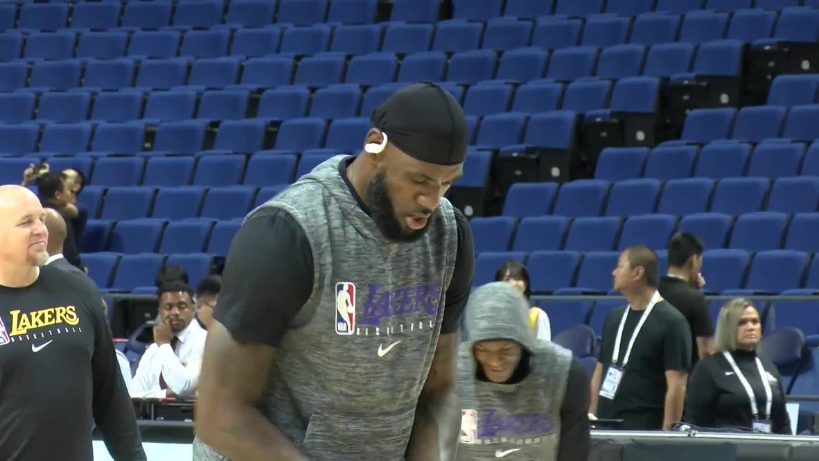 China: LeBron's Lakers train in Shanghai amid NBA HK furore