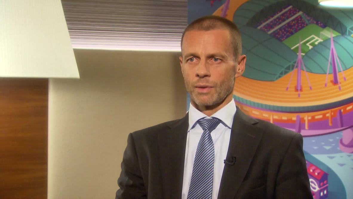 Russia: UEFA president compliments ‘perfect’ St. Petersburg ahead of Euro 2020 *EXCLUSIVE*