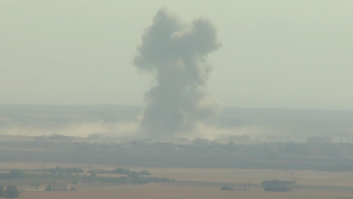 Turkey: Syrian border town under shelling as Turkish offensive continues