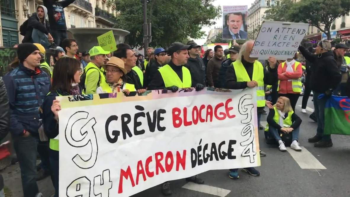 France: Yellow Vests march in Paris on 48th weekend of protests