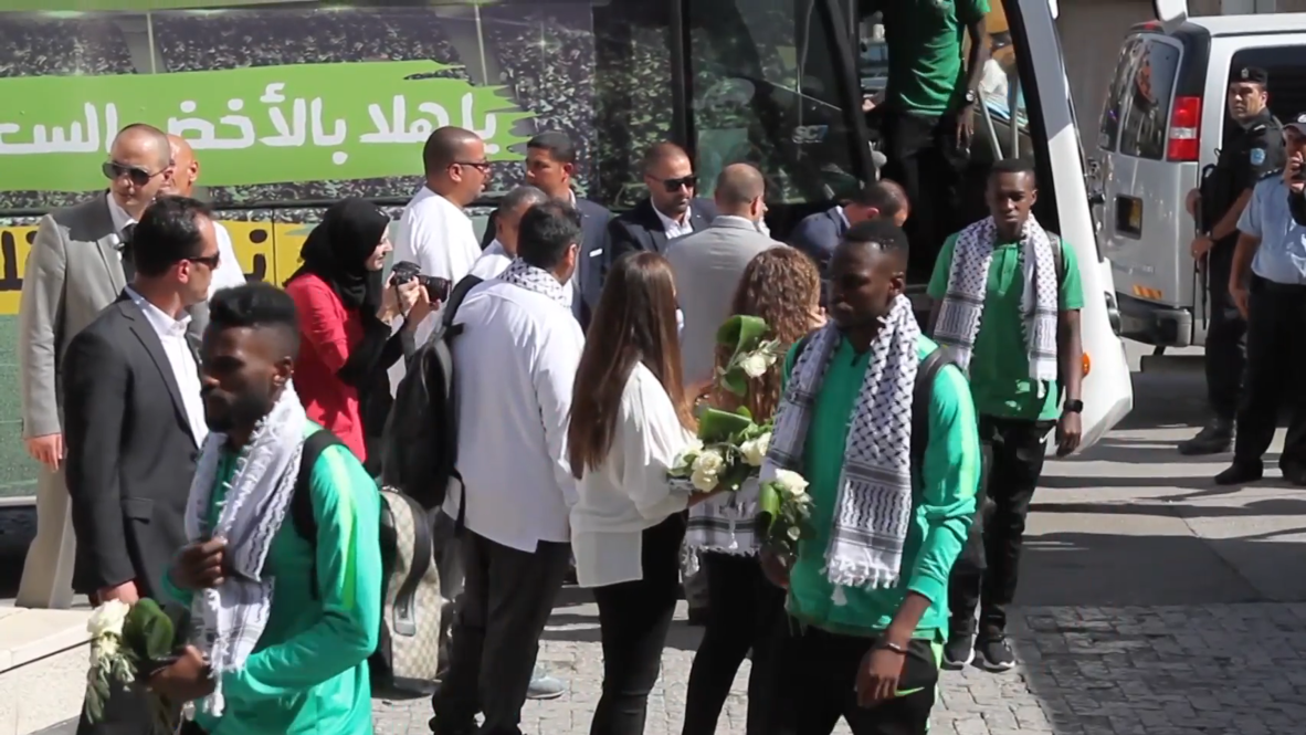 State of Palestine: Saudi football team arrives in West Bank ahead of 1st game in territory