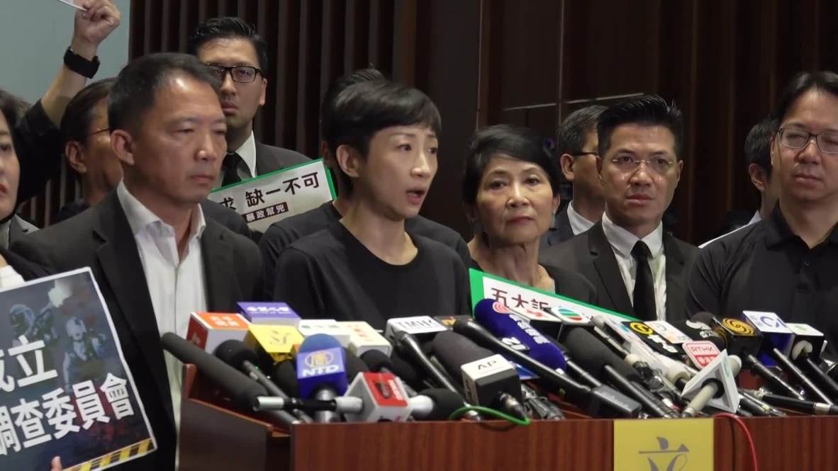 Hong Kong: Legisladores exigen a Carrie Lam que dimita