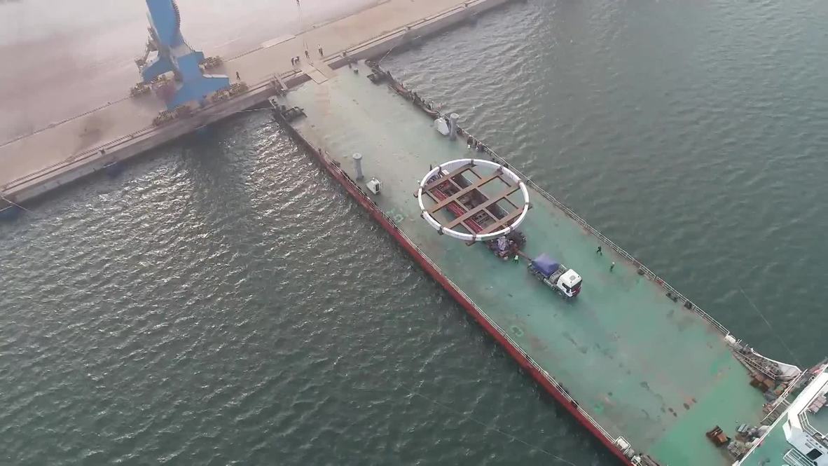 China: Drone captures record-breaking austenitic stainless steel forged ring
