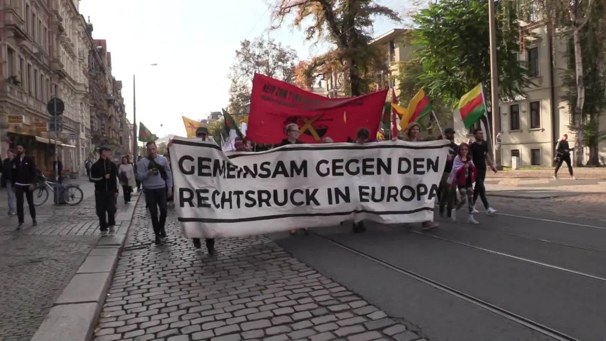 Germany: Pegida rally met with mass protest in Dresden