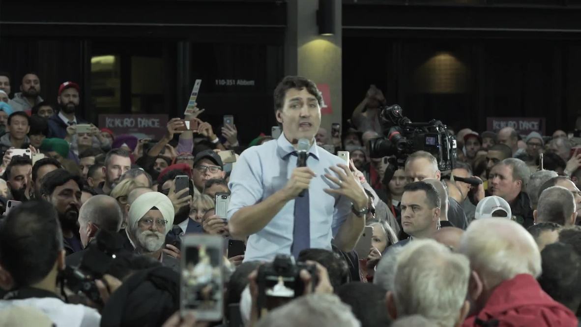 Canada: Trudeau holds final rally ahead of federal election