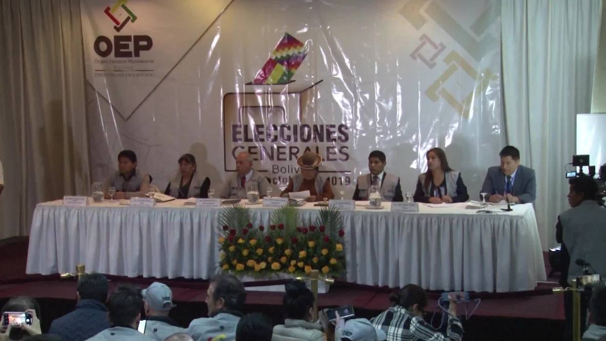 Bolivia: President Evo Morales to face Carlos Mesa in run-off - early results