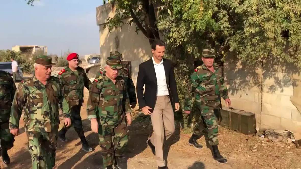 Syria: Assad visits Syrian Arab Army troops in Idlib province