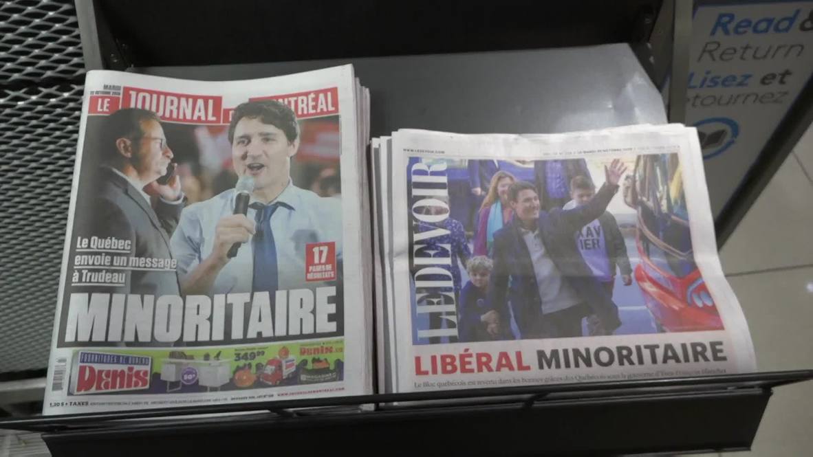 Canada: 'We're happy Liberals got minority' – Quebec reacts to Trudeau victory