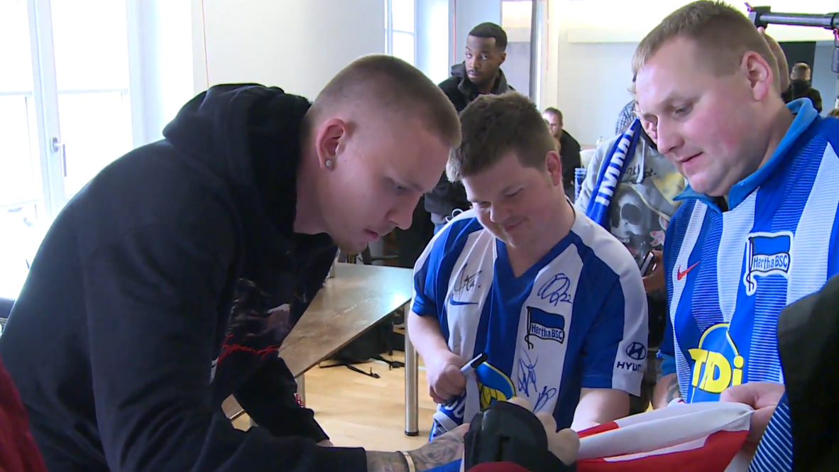 Hertha BSC takes part in 'Shift swap' to defy stereotypes of disabilities