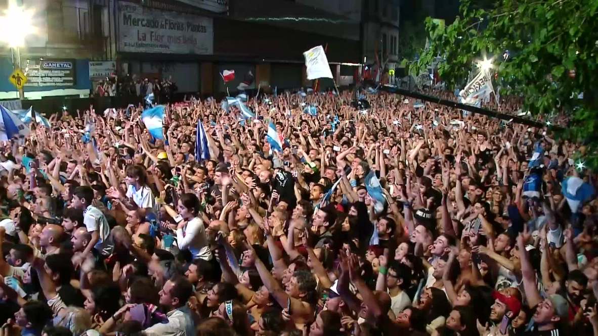 Argentina: Simpatizantes de Alberto Fernández celebran su victoria en las elecciones presidenciales