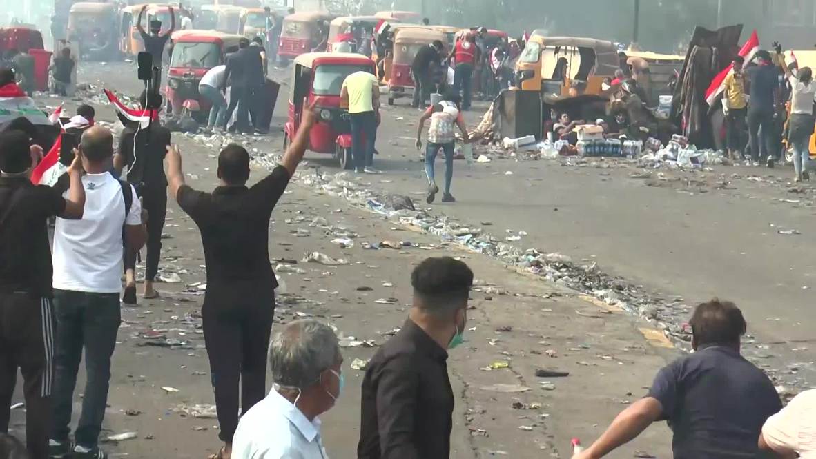 Iraq: Military declares curfew in Baghdad as thousands continue protests