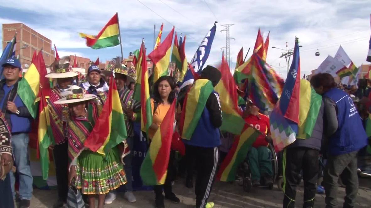 Bolivia: Morales supporters celebrate victory amid opposition protests