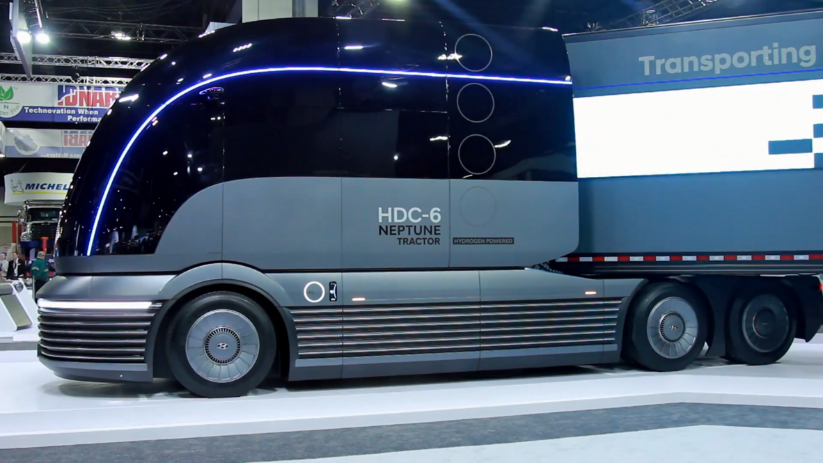 Hyundai presenta HDC-6 Neptune, su futurista camión Art Decó impulsado por hidrógeno