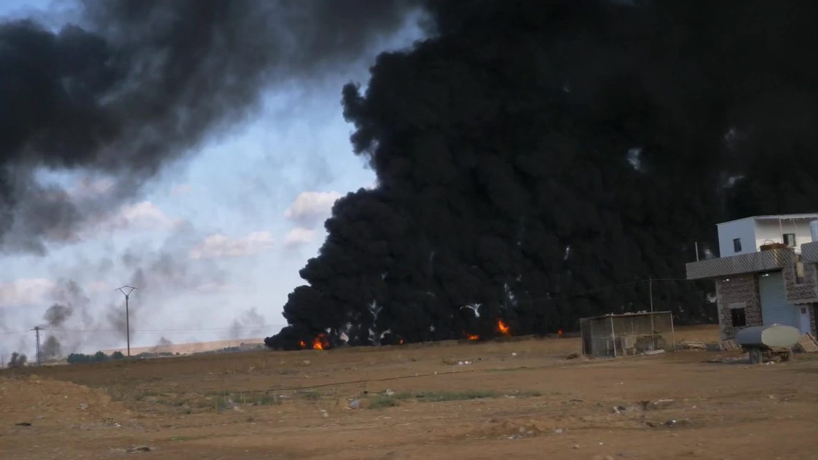 Siria: Residente huyen de Tal Tamr mientras continúa la ofensiva de las fuerzas apoyadas por Turquía