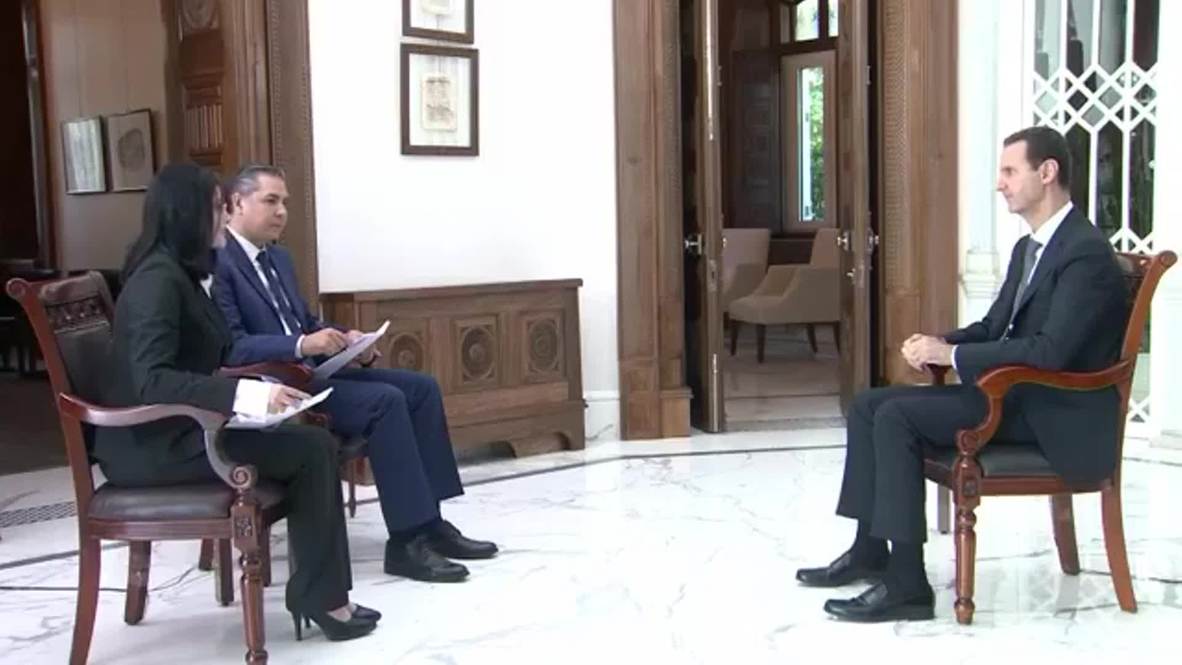 Syria: Assad calls Turkish president Erdogan 'a thief' during State TV interview