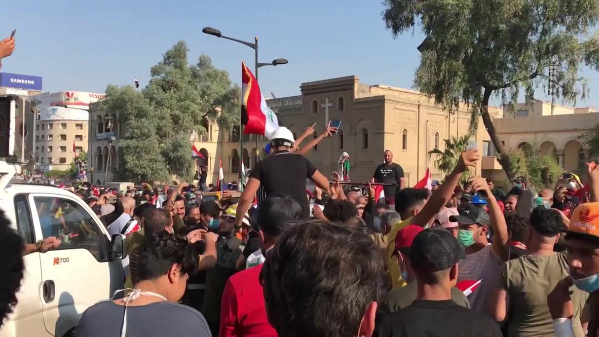 العراق: تواصل الاحتجاجات وسط بغداد رغم وعود الإصلاحات