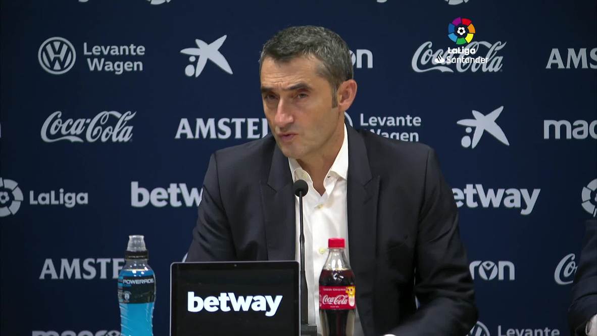 España: Valverde descarta renuncia luego de dura derrota del Barça frente al Levante