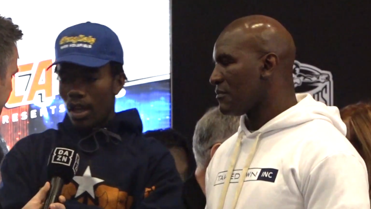 EE.UU.: Hijo de Evander Holyfield llega a la ceremonia de pesaje antes de debutar como profesional
