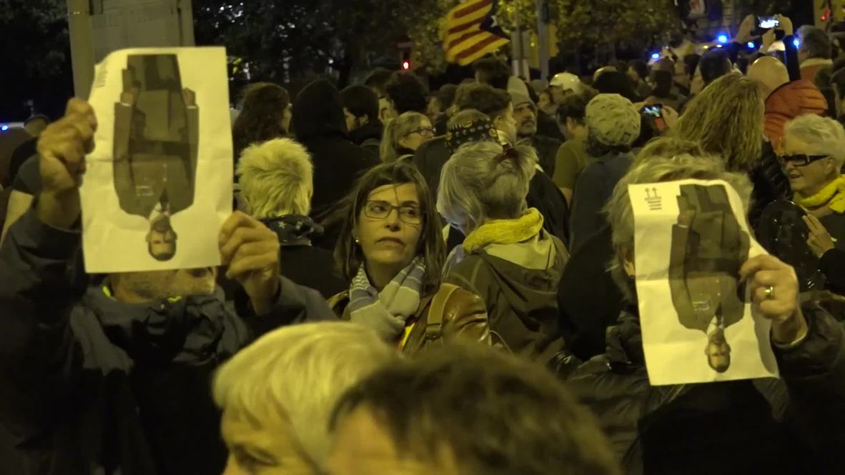 Spain: Protesters take to the streets of Barcelona ahead of King’s visit