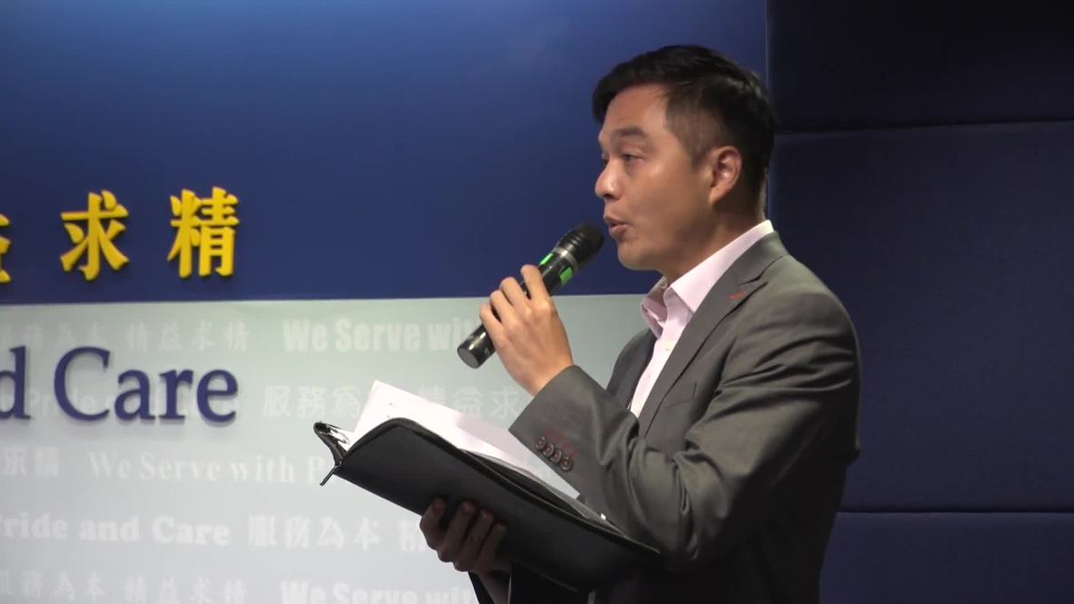 Hong Kong: Policía cancela la conferencia de prensa por la protesta de unos periodistas