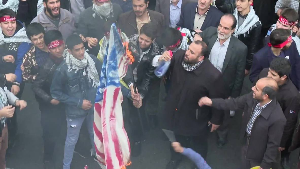 Irán: Protesta contra EE.UU. en el 40 aniversario de la toma de su embajada en Teherán