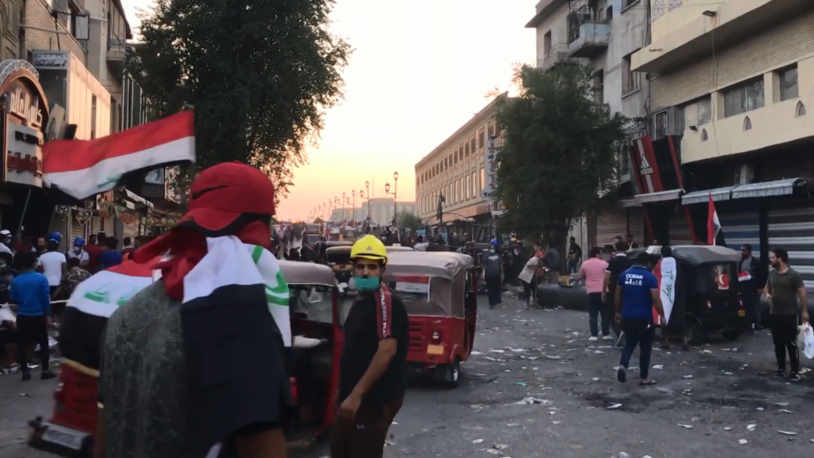 Iraq: Protests continue in Baghdad despite plea by PM