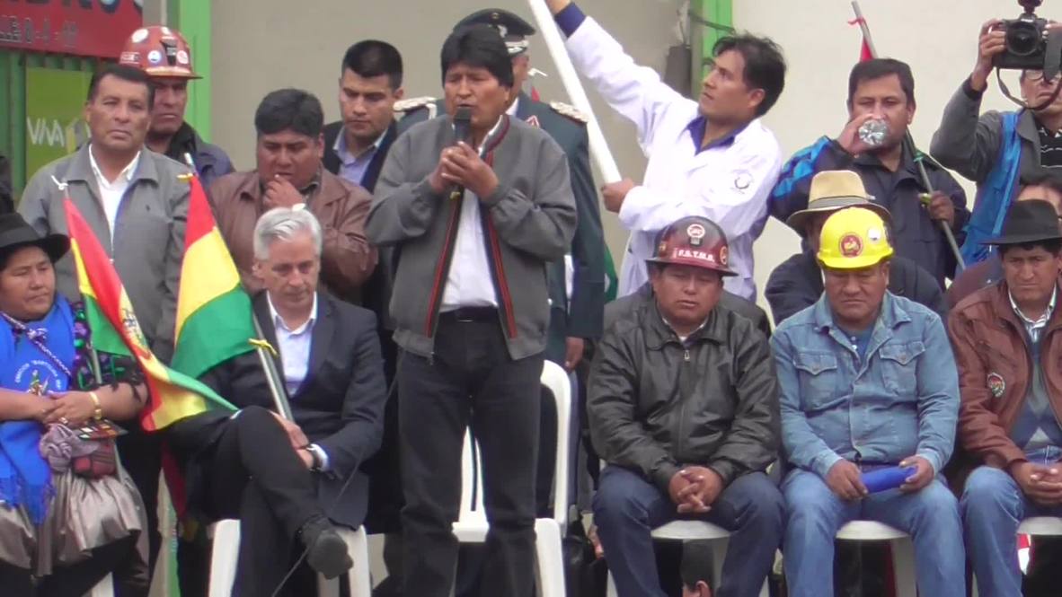 Bolivia: Morales agradece a sus simpatizantes por su apoyo para luchar contra el “golpe de Estado”