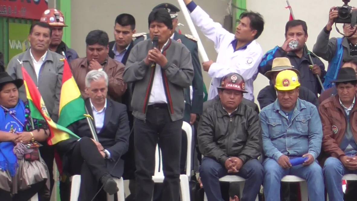 Bolivia: Morales thanks supporters for having his back against 'coup d ...