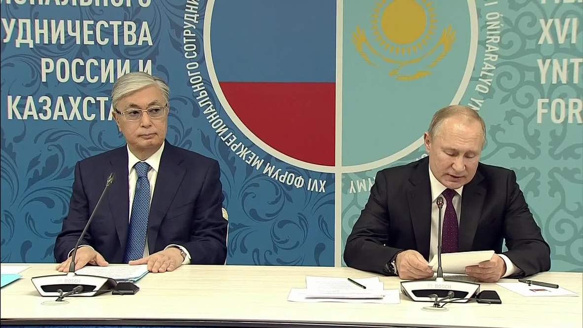 Россия: "Россия - крупнейший инвестор в казахстанскую экономику". Путин провел встречу с Токаевым