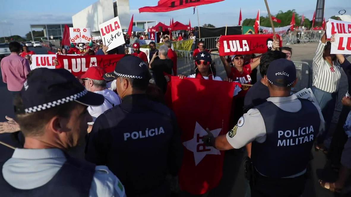 Brasil: Simpatizantes de Lula exigen su libertad tras una decisión del Supremo que podría respaldarla