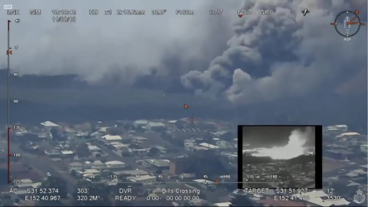 Australia: Emergency-level bushfires rage across New South Wales