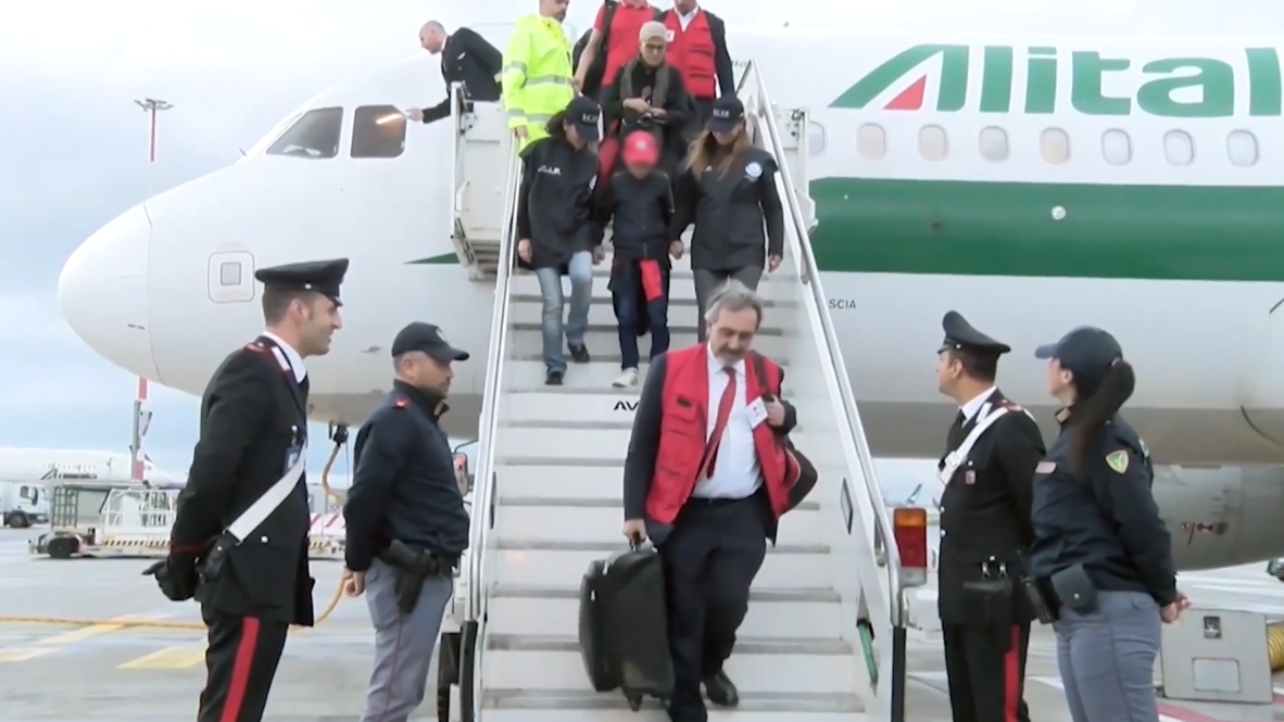 Italy: Boy, 11, released from IS captivity reunited with family in Rome