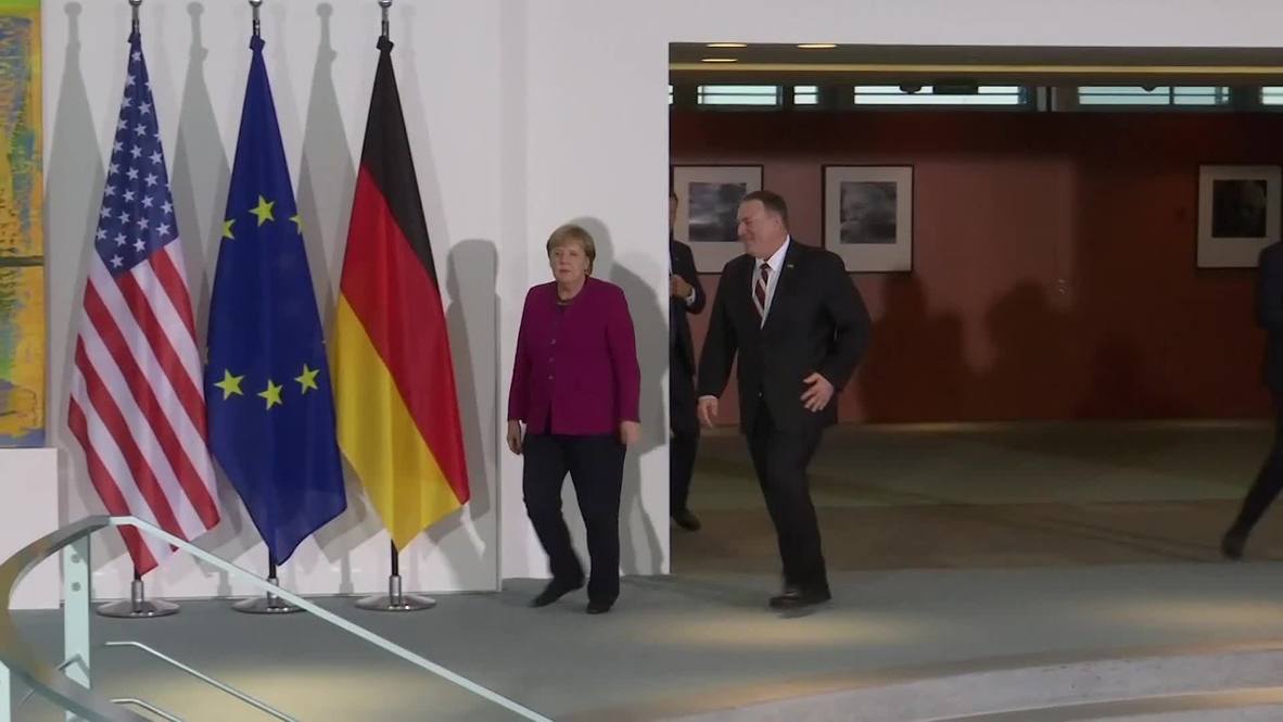 Germany: Pompeo and Merkel stress longstanding friendship despite differences