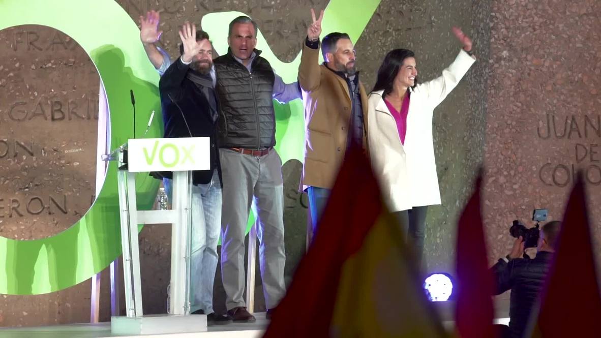 Spain: Far-right VOX party holds final rally ahead of elections