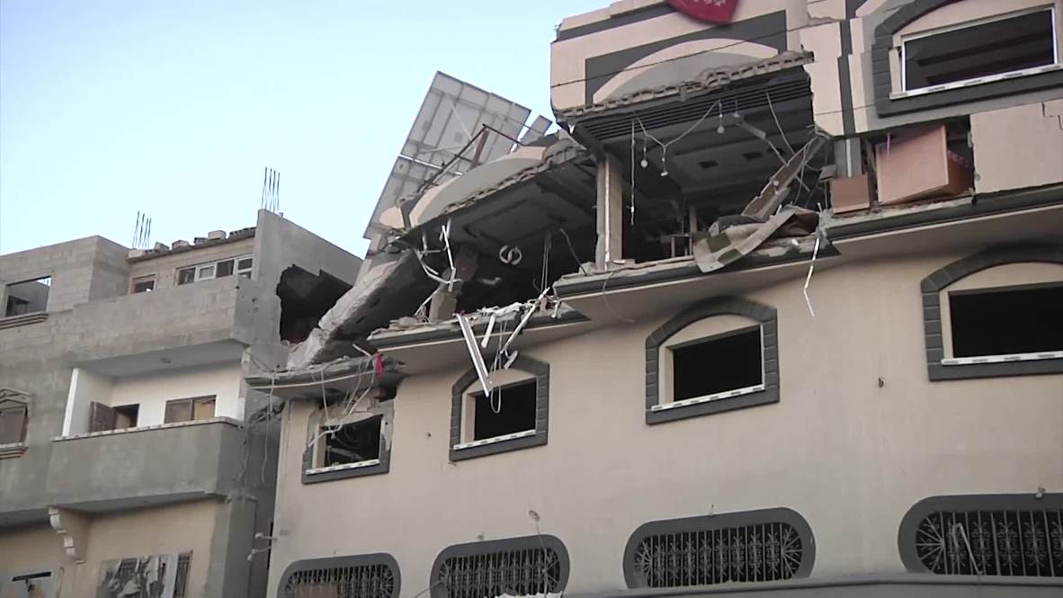 State of Palestine: Home left heavily damaged after strike kills Islamic Jihad commander