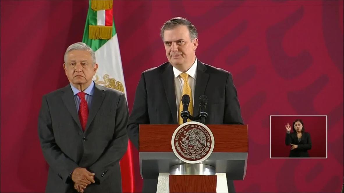 México: Ebrard explica la complicada travesía de Evo Morales para abandonar Bolivia
