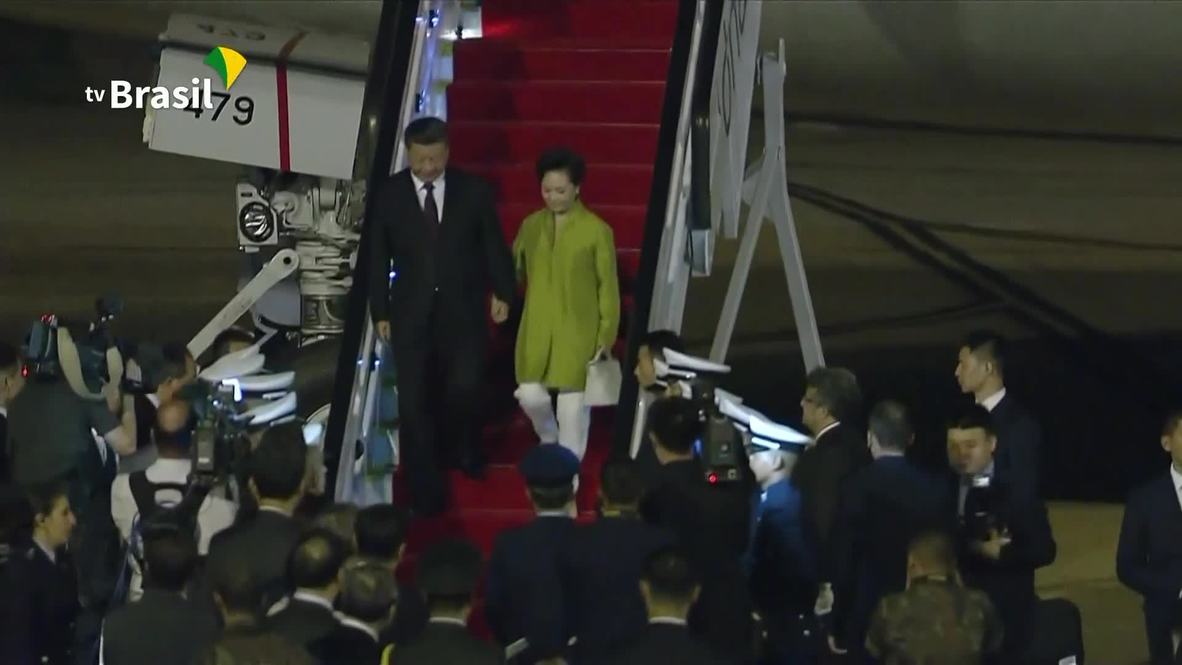 Brasil: Xi Jinping llega a Brasilia antes de la cumbre BRICS