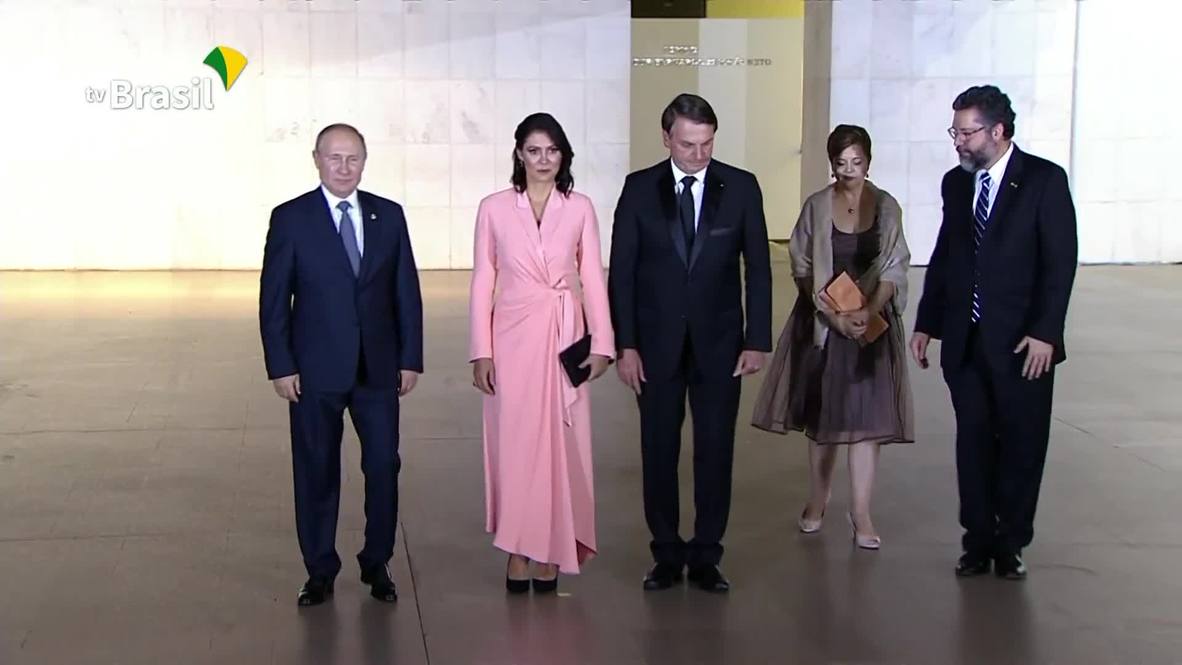 Brasil: Bolsonaro recibe a los líderes del BRICS en el Palacio de Itamaraty