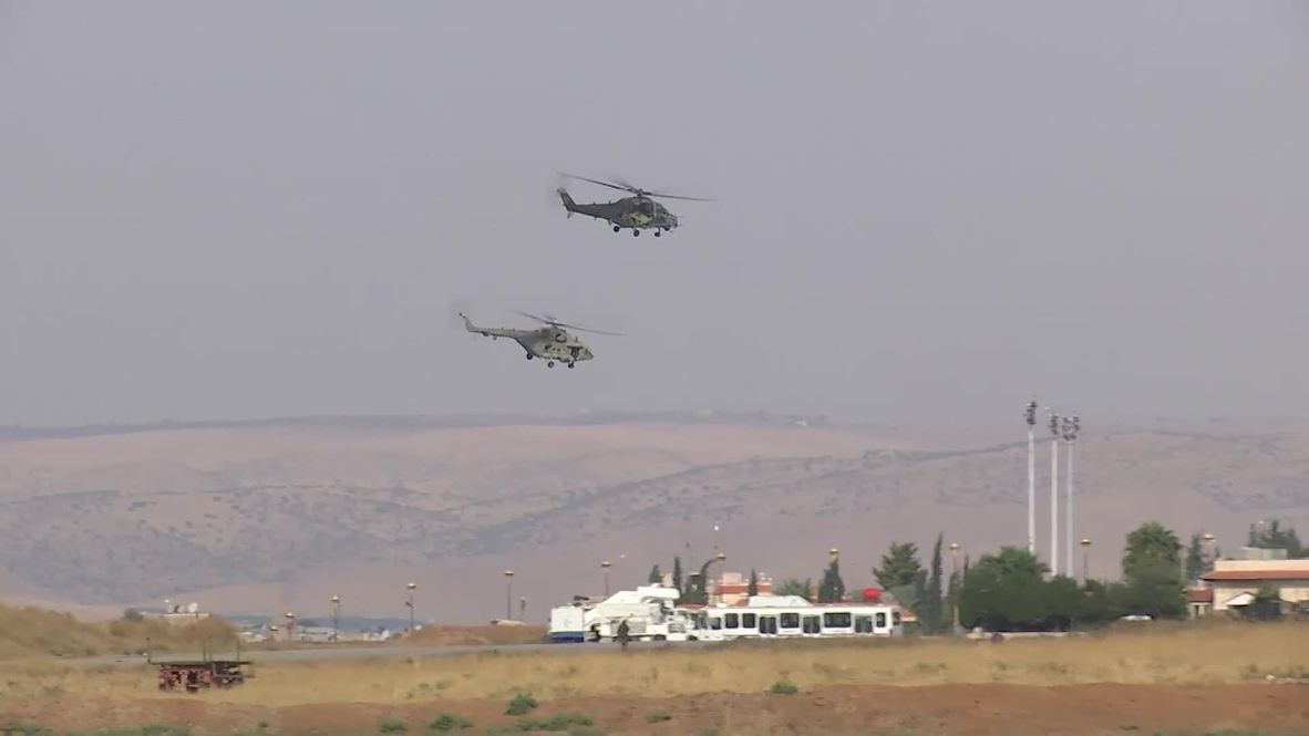 Syria: Russian helicopters arrive in Qamishli to patrol Syria-Turkey border